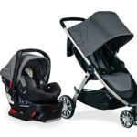 Britax Travel System – B-Lively Stroller & B-Safe 35 Infant Car Seat – 4 to 55 Pounds, Dove