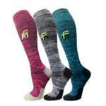 Compression Socks For Men & Women(3 Pairs)- Best For Running,Athletic,Medical,Pregnancy and Travel -15-20mmHg (S/M, Multicoloured 9)