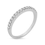 Forever Classic White Gold 2.0mm Moissanite Ring, 0.45cttw DEW by Charles & Colvard