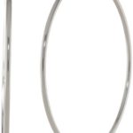 Amazon Essentials Plated Stainless Steel Rounded Tube Hoop Earrings