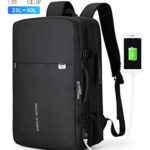 MARK RYDEN 23L/40L Business Carry-on Travel Backpack, Lightweight Flight-Approved Expandable Weekender Bag with USB Charging Port fit 17.3 Laptop