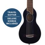 Washburn Rover 6 String Acoustic Guitar Right, Black RO10SBK-A