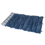 PETMAKER 24″ x 37″ Roll Up Travel Portable Dog Bed, Blue Stripe