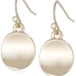 Kenneth Cole New York Shiny Earrings Small Circle Drop Earrings