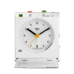 Braun BNC005WHWH Classic Motion Analog Quartz Alarm Clock