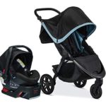 Britax B-Free Travel System with B-Safe Ultra Infant Car Seat – Birth to 65 pounds, Frost