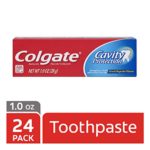 Colgate Cavity Protection Toothpaste with Fluoride – 1 ounce (24 Pack)