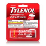 Tylenol Extra Strength Caplets with 500 mg Acetaminophen, Pain Reliever & Fever Reducer, 10 ct