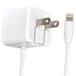 Apple Certified iPhone Lightning Charger – Wall Plug – for iPhone 11 Pro XS Max X XR XS 8 Plus 7 6S 6 5S 5 5C SE – Pins Fold – 2.1a Rapid Power – Take for Travel – White