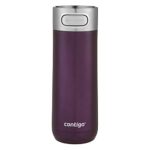 Contigo Luxe AUTOSEAL Vacuum-Insulated Travel Mug | Spill-Proof Coffee Mug with Stainless Steel THERMALOCK Double-Wall Insulation, 16 oz, Merlot