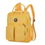 POPNINGKS Women Backpack Sports Multi-Pocket Large Capacity Waterproof for Outdoor Travel School Bag