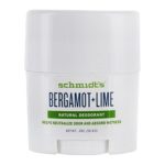 Schmidt’s Bergamot and Lime Natural Deodorant Stick Travel Size 0.7 ounces, 19.8 grams