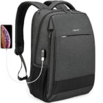 Tigernu Travel Laptop Backpack Business Anti Theft Slim Backpacks with USB Charging Port Water Resistant Bookbag for Women & Men Fits 15.6 Inch Laptop – Black