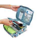 Travel Cosmetic Makeup Bag Organizer Storage Pouch Handbag Muranba (Blue)