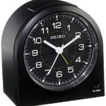Seiko 3″ Compact & Lightweight Bedside Alarm Clock