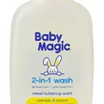 Baby Magic 2-in-1 Shampoo & Wash, Travel Size, Tear-Free, Calendula Oil & Coconut Oil, 2 Fl Oz