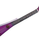 Shop4Omni Steel String Backpacker Travel Guitar with Bag (Purple)