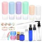 22 Pack Travel Bottles Set – Cehomi 3 Ounce Leakproof Silicone Refillable Travel Containers, Squeezable Travel Tube Sets, Perfect for Business Trip or Personal Travel