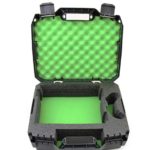 CASEMATIX Green Protective Travel Carry Case Fits Xbox One S, Power Cables, Remote Controller and Games – Padded Foam Interior for Xbox ONE S 1TB or 500GB Console System
