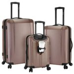 kensie 3 Piece “Victoria” Smart Spinner Luggage Set
