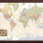 Personalized World Traveler Map