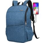 Laptop Backpack Bookbag School Backpack with USB Charging Port Anti-Theft[Water Resistant] Work College Business Travel Computer Backpack for Men Women Fits up to 16″ Notebook