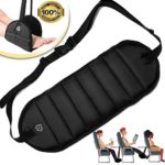 Foot Rest Airplane Travel Footrest – Flight Leg Hammock Hanger Sling to Prevent Back, Leg, Knee, Hip Pain & Stiffness – Portable Travel Accessories Adjustable Height for Plane, Train, Office