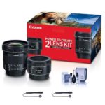 Canon Portrait & Travel 2 Lens Kit – EF 50mm f/1.8 STM Lens & EF-S 10-18mm f/4.5-5.6 is STM Lens – Includes Cleaning Kit, Capleash II
