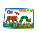 Mudpuppy Eric Carle The Very Hungry Caterpillar and Friends Magnetic Character Set- Ages 3+ – Magnetic Play Set with 4 Scenes, 40+ Magnets – Great for Travel, Quiet Time-Magnets Adhere to Tin Package