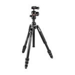 Manfrotto MKBFRTA4BK-BH Befree Advanced Travel Tripod, Twist Lock with Ball Head for Canon, Nikon, Sony, DSLR, CSC, Mirrorless, Up to 8 kg with Tripod Bag, Lightweight Aluminium, Black