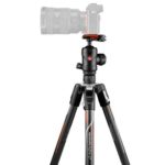Manfrotto Befree GT Travel Carbon Fiber Tripod with 496 Ball Head for Sony Alpha Cameras, Twist Locks, Black