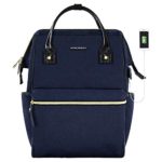 KROSER Laptop Backpack 15.6 Inch Stylish College Computer Backpack Casual Daypack Water Repellent Business Laptop Bag with USB Port for Travel/Business/School-Dark Blue
