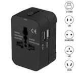 Travel Adapter, Sundix Worldwide All in One Universal Travel Plug Adapter AC Power Plug Converter High Speed Wall Charger