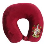 Harry Potter, “House Gryffindor” Applique Travel Neck Pillow, 12″ x 13″ x 3″, Multi Color