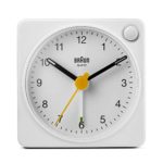 Braun BNC002WHWH Classic Analog Quartz Alarm Clock