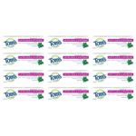 Tom’s of Maine Natural Fluoride Free, Antiplaque Tartar Control & Whitening Toothpaste, Peppermint, 1 Ounce, Pack of 12