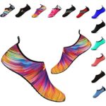 YALOX Water Shoes Women’s Men’s Outdoor Beach Swimming Aqua Socks Quick-Dry Barefoot Shoes Surfing Yoga Pool Exercise