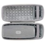 co2crea Hard Travel Case for JBL Charge 4 Waterproof Bluetooth Speaker (Ouside Black and Inside Grey)