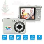 HD Mini Digital Cameras,Point and Shoot Digital Cameras for Kids Teenagers Beginners-Travel,Camping,Outdoors,School (Silver)