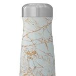 S’well 10316-B17-01010 Stainless Steel Travel Mug, 16oz, Calacatta Gold