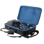 Khanka Hard Travel Case Replacement for Oculus Quest All-in-one VR Gaming Headset (Inside Blue)