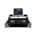 ProX XS-NS6IILTBL Travel Case+Sliding Laptop Shelf 4 Numark NS6II DJ Controller