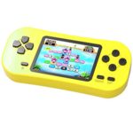 Beijue Retro Handheld Games for Kids Built in 218 Classic Old Style Electronic Game 2.5” Screen 3.5MM Earphone Jack USB Rechargeable Portable Video Player Children Travel Holiday Entertain (Yellow)