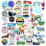 Adventure Vsco Cute Travel Stickers for Hydro Flask[50pcs] Laptop Phone Case Cup Tumbler Computer Water Bottle Folder Bike Helmet Car Motorcycle Bumper Luggage Skateboard, Gift for Kids Teens Friends