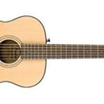 Fender CT-140SE Acoustic-Electric Guitar with Case – Travel Body Style – Natural Finish