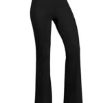 ODODOS Women’s Boot-Cut Yoga Pants Tummy Control Workout Non See-Through Bootleg Yoga Pants