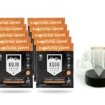 Kuju Coffee Premium Single-Serve Pour Over Coffee | Ethically Sourced, Specialty Grade, Eco-Friendly | Angels Landing, Light Roast, 10-pack