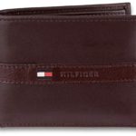 Tommy Hilfiger Men’s Thin Sleek Casual Bifold Wallet with 6 Credit Card Pockets and Removable Id Window