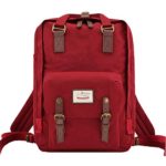 Himawari School Laptop Backpack for College Large 17 inch Computer Notebook Bag Travel Business Backpack for Men Women, Burgundy