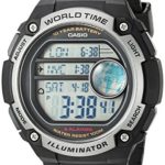 Casio Men’s ‘Classic’ Quartz Resin Casual Watch, Color:Black (Model: AE-3000W-1AVCF)